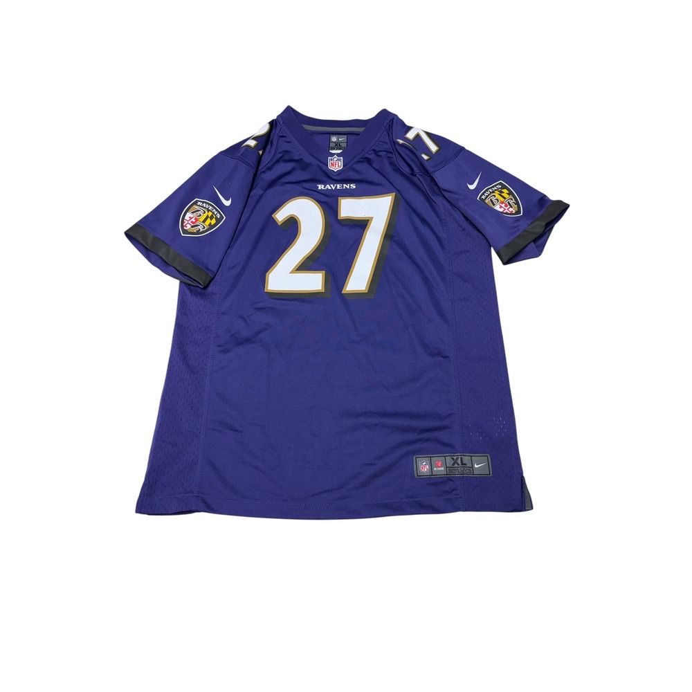 Nike Baltimore Ravens Ray Rice 27 Jersey Youth Mens XL Purple NFL Field Football